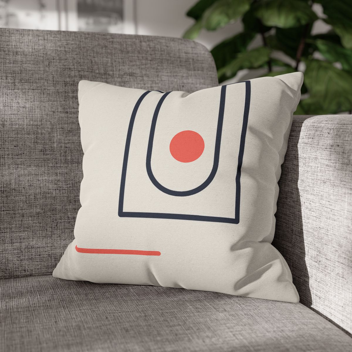 Orbit Gap Rectangles designer print pillow cases
