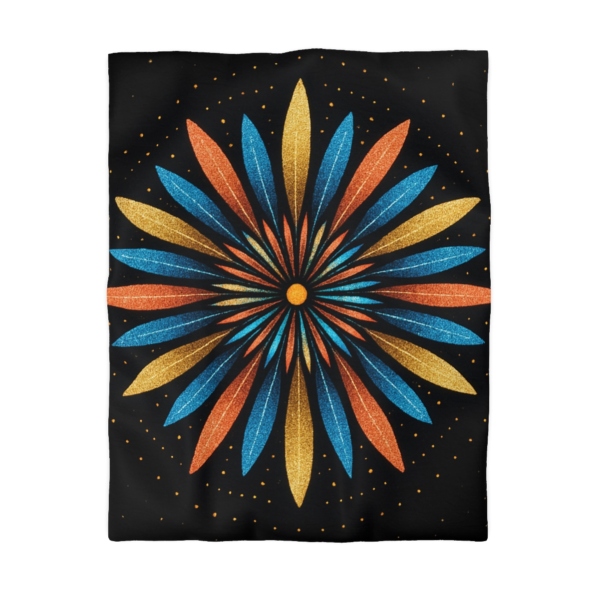 Starburst Mandala Bloom personalized bedding duvets