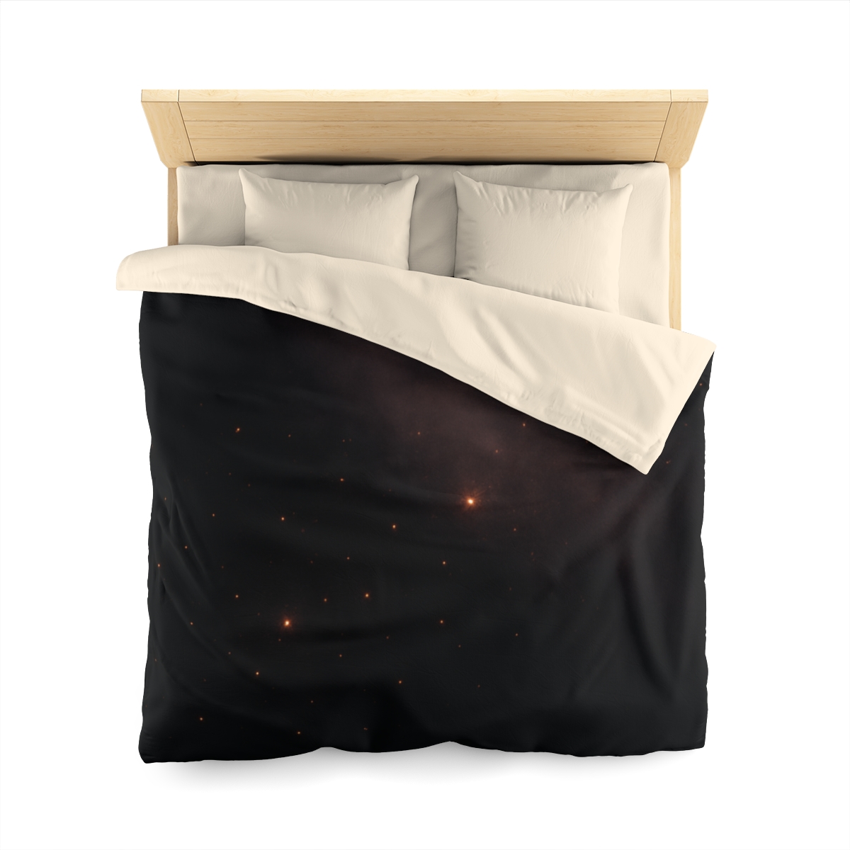 Dark Veil Ember Field designer printed duvets