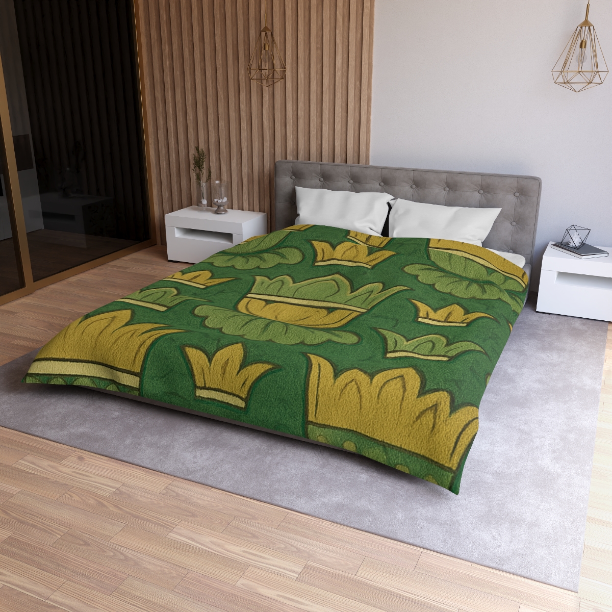 Calyx Crown Tessellation personalized bedding duvets