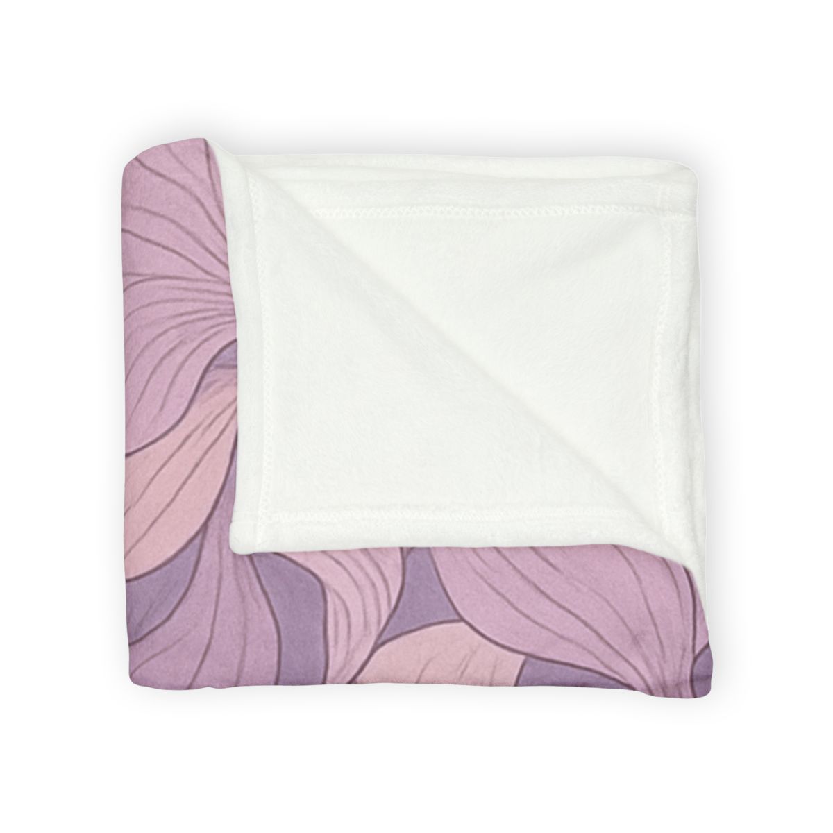 Orchid Veil Pattern personalized cozy blankets