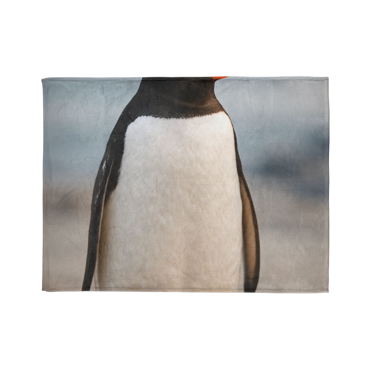Shoreline Echo Gentoo Penguin designer printed blankets