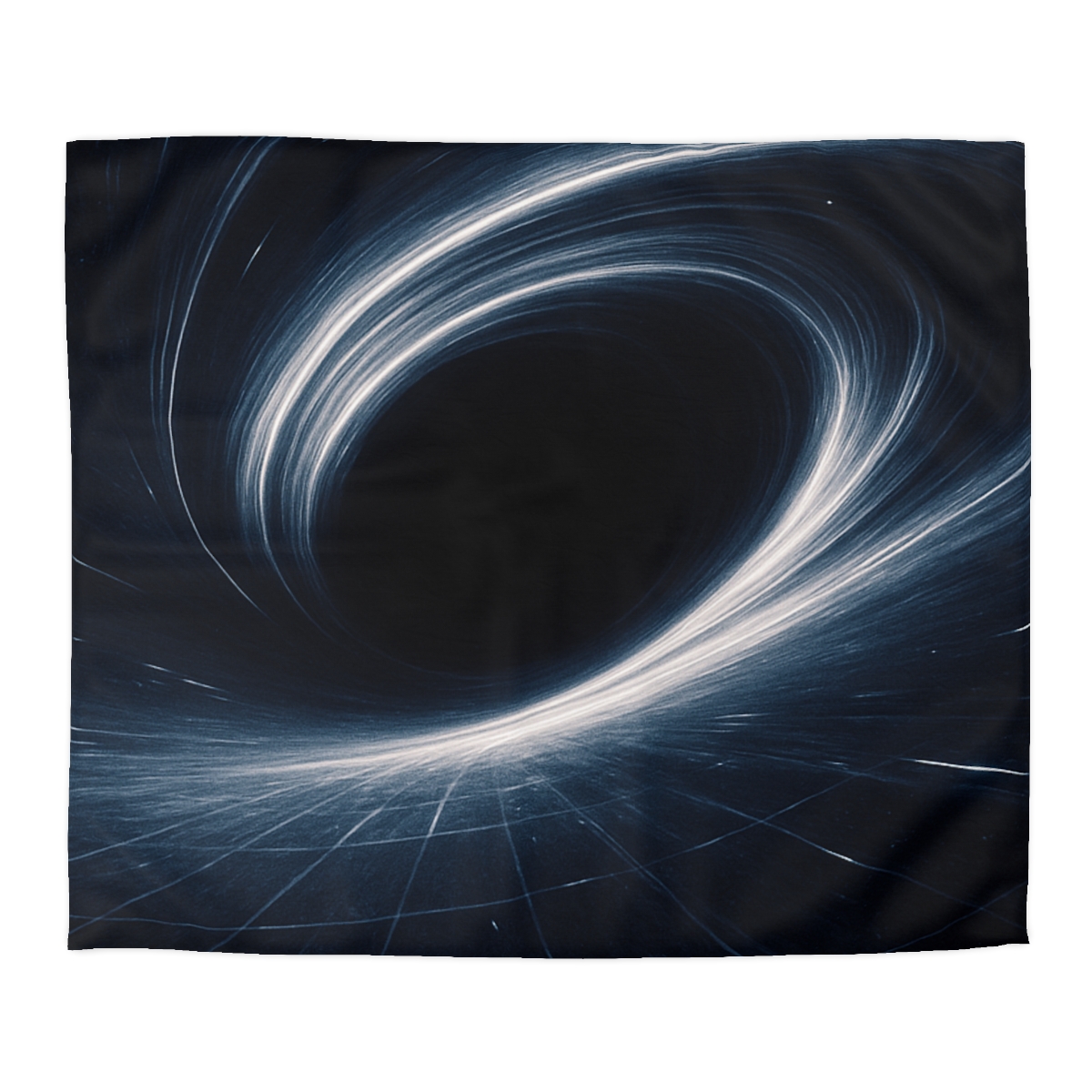 Gravity Well Vortex designer printed duvets