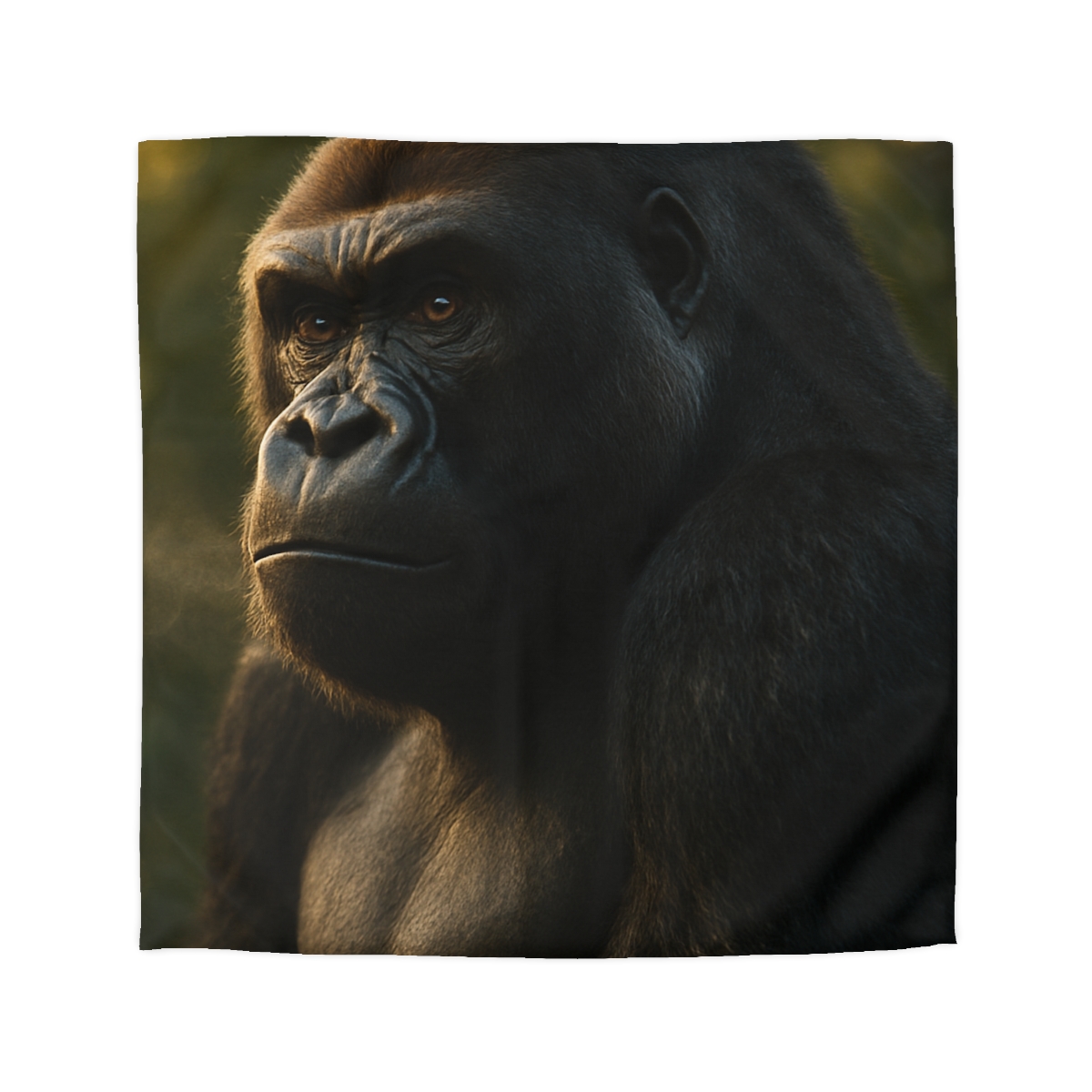 Dawn Guardian Silverback Gorilla designer printed duvets