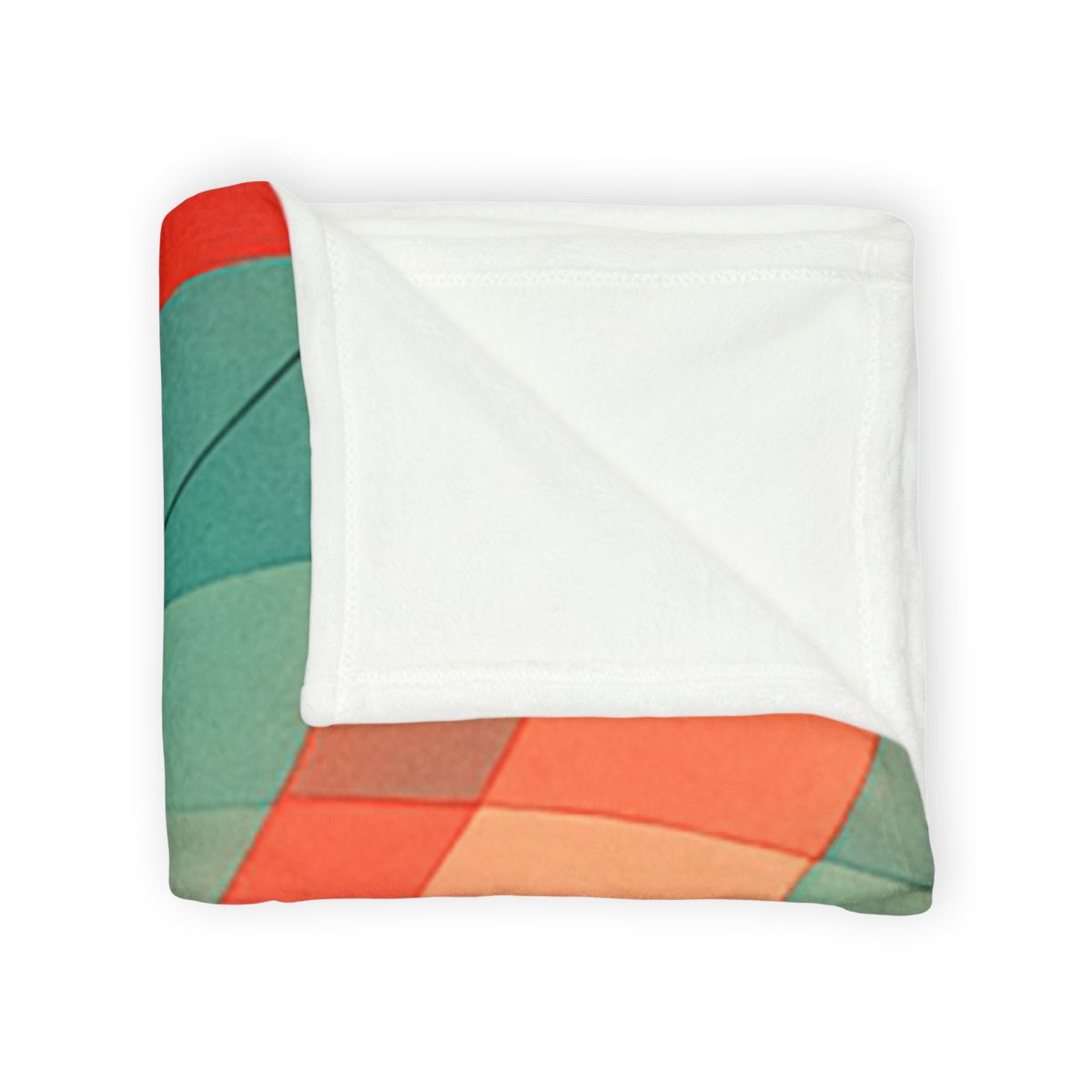 Petal Prism Overlap soft fleece blankets