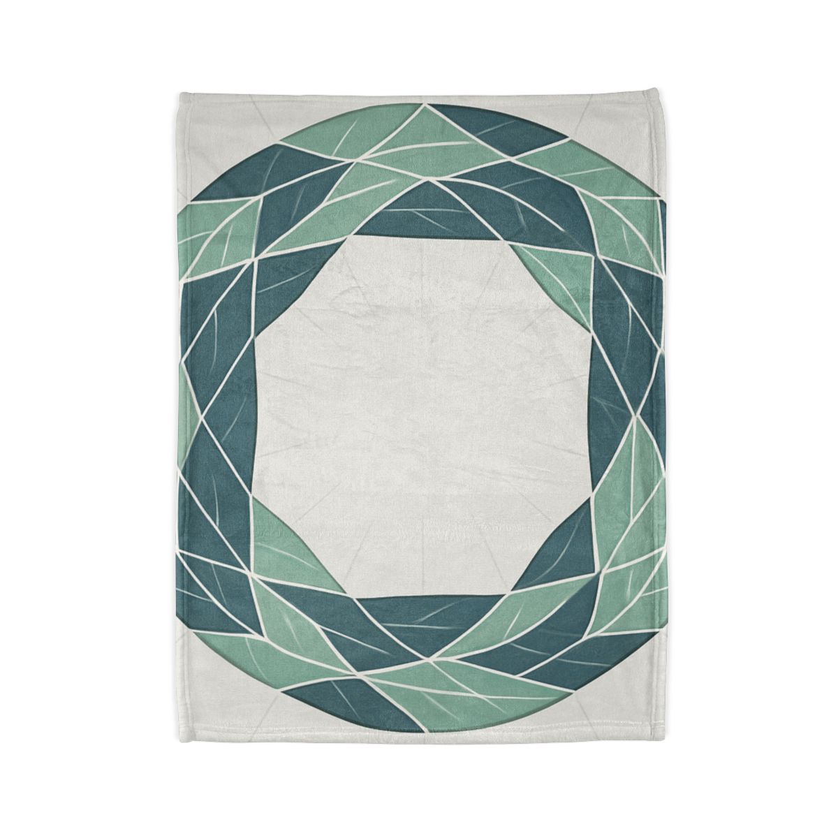 Orbiting Leaf Lattice soft fleece blankets