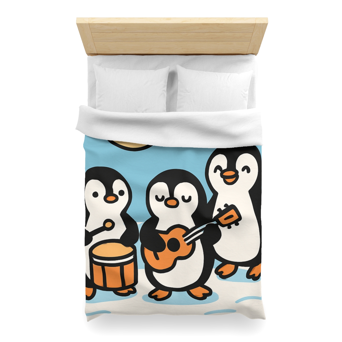 Moonlit Penguin Band unique patterned duvets