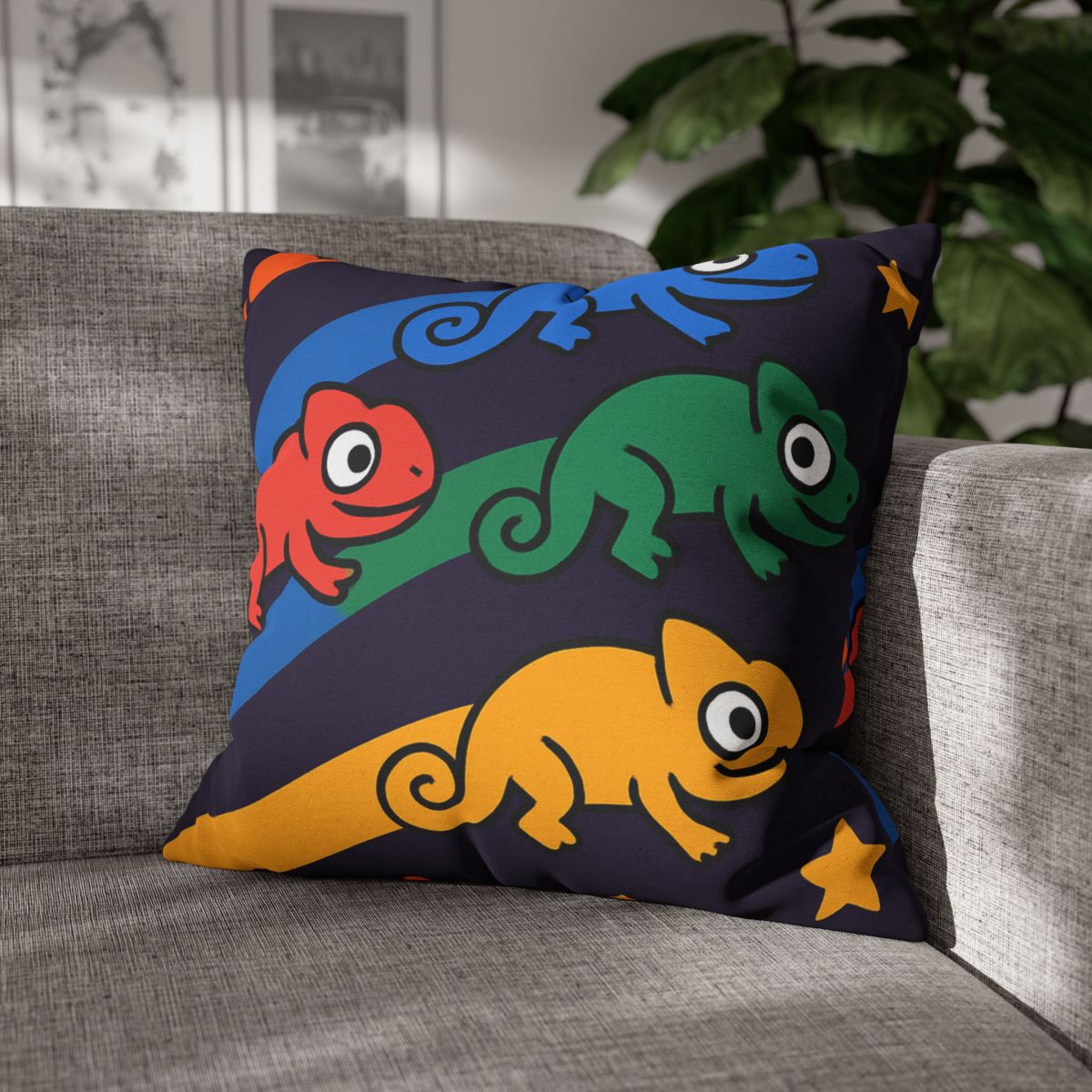 Comet Chameleons Color Changing Race soft cotton pillow cases