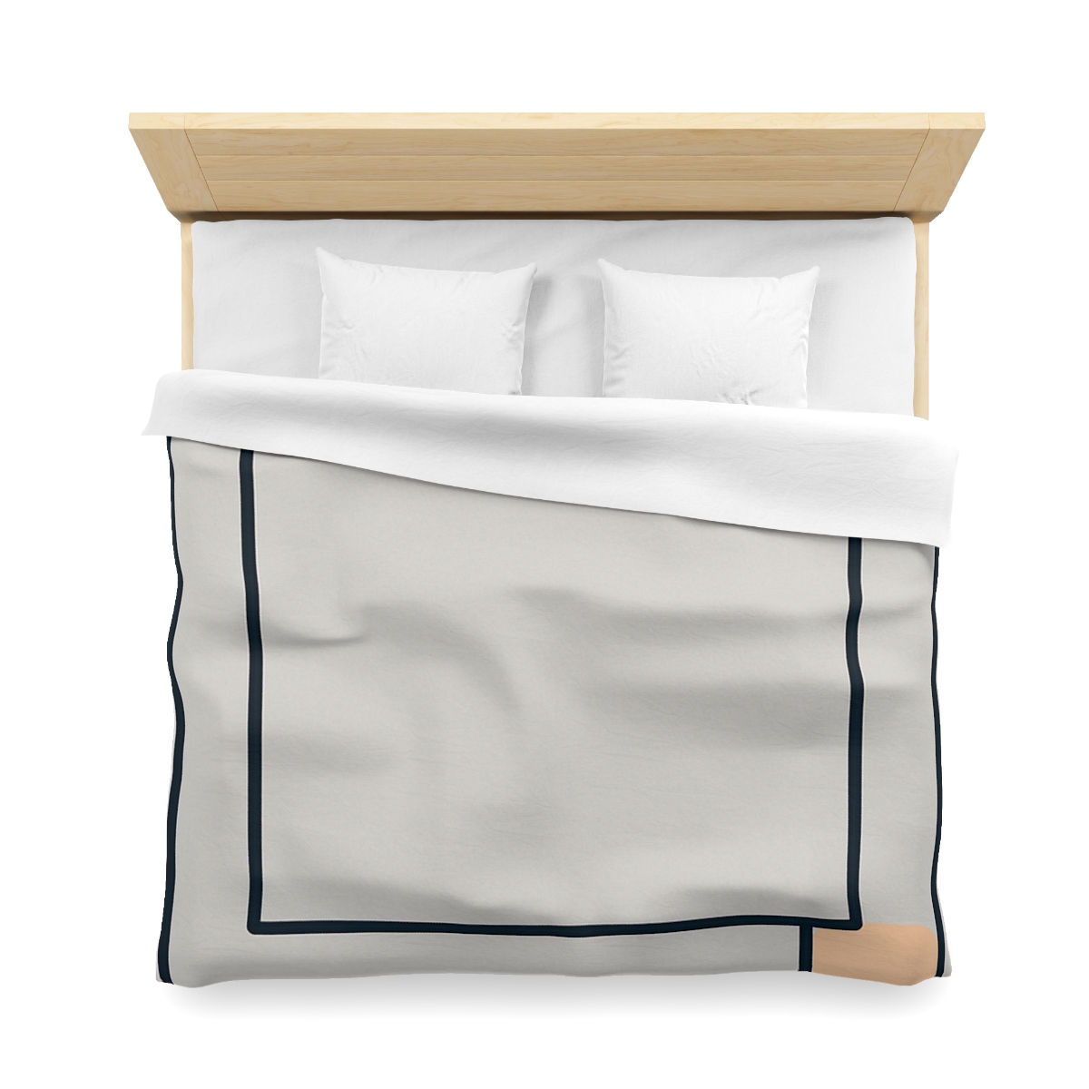 Nested Frame With Open Corner personalized bedding duvets