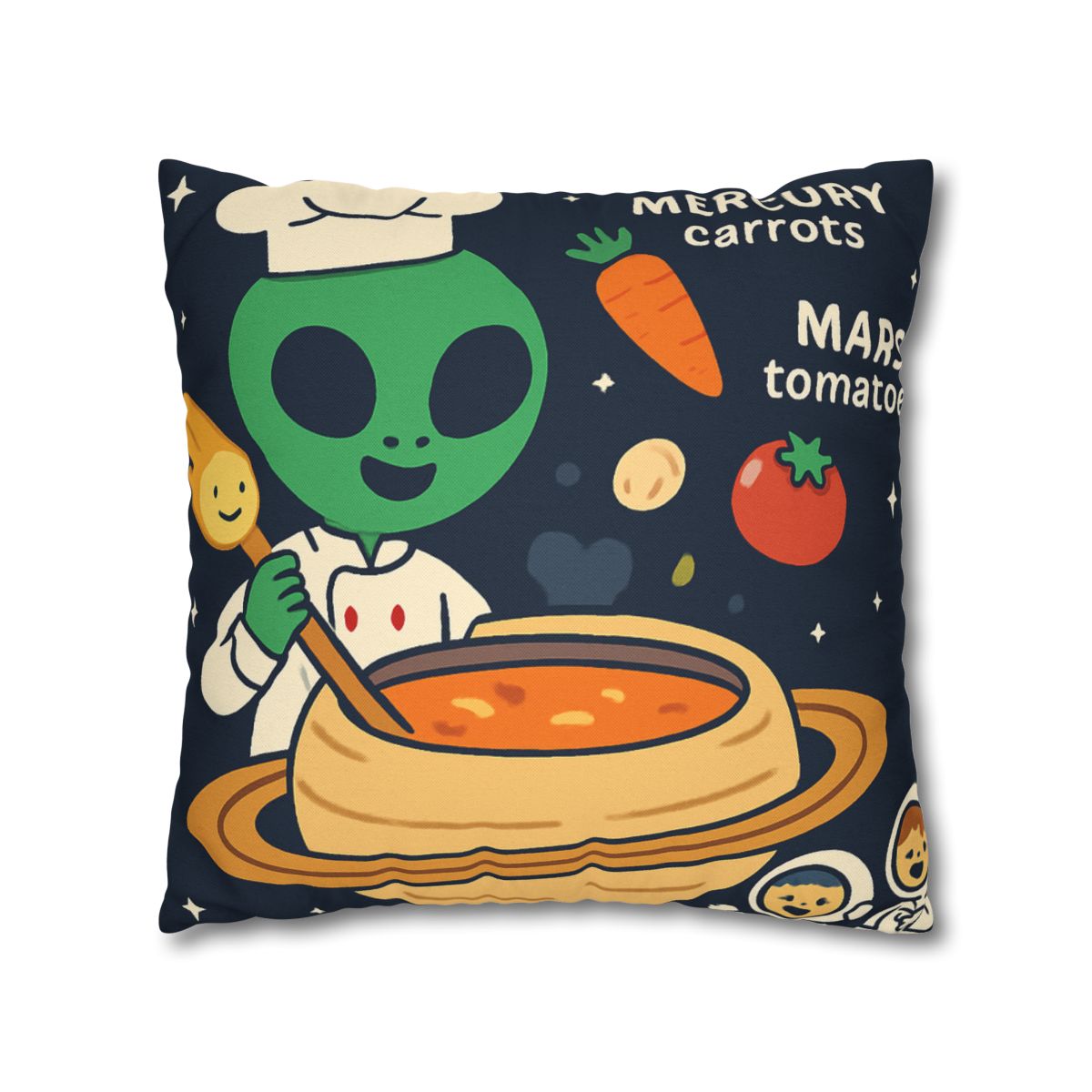 Solar System Soup Kitchen designer print pillow cases