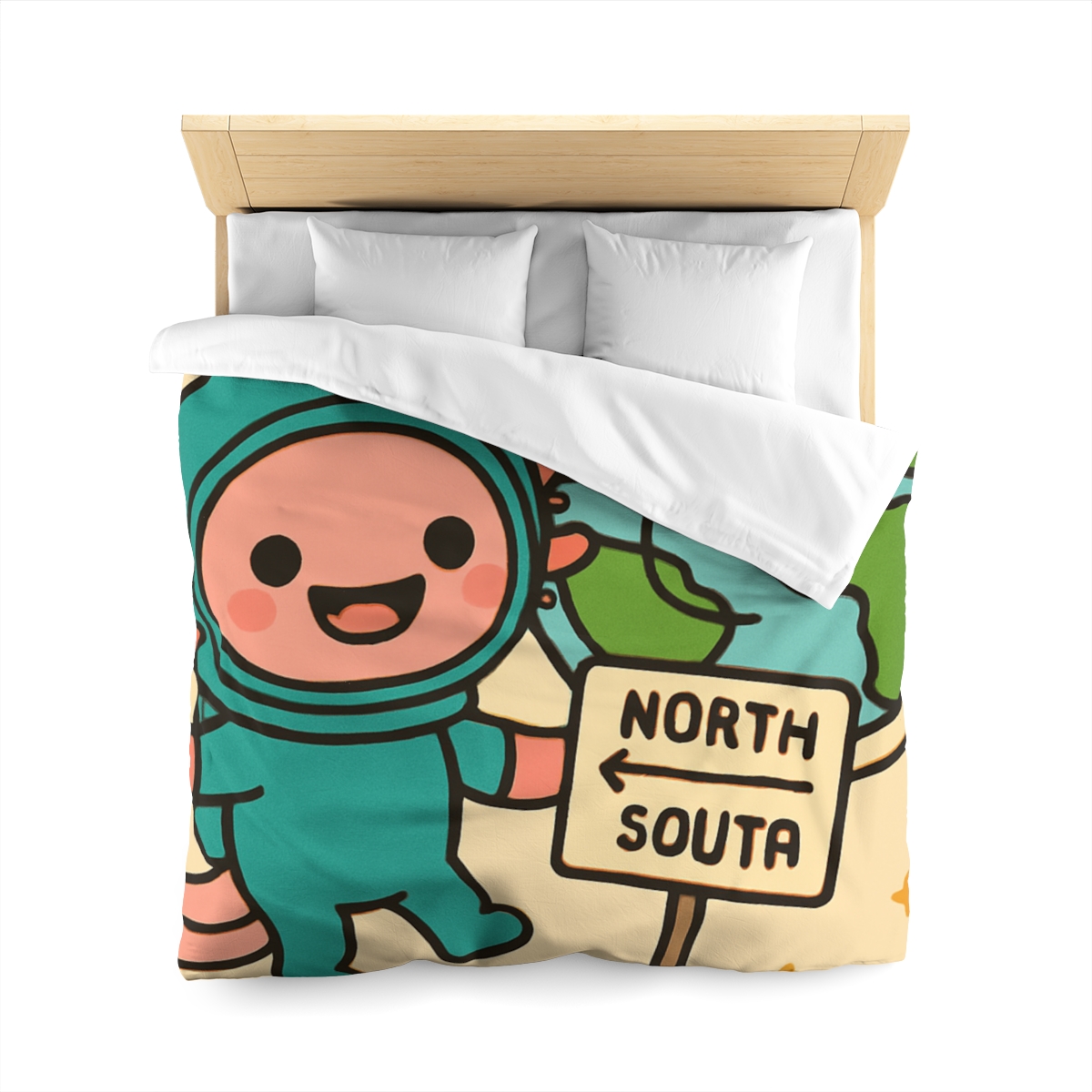 Luna The Axolotl Astronaut And The Bubble Planet Map stylish duvet covers