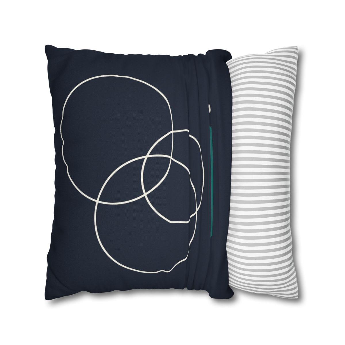 Staggered Rings And Anchored Bar trendy patterned pillow cases