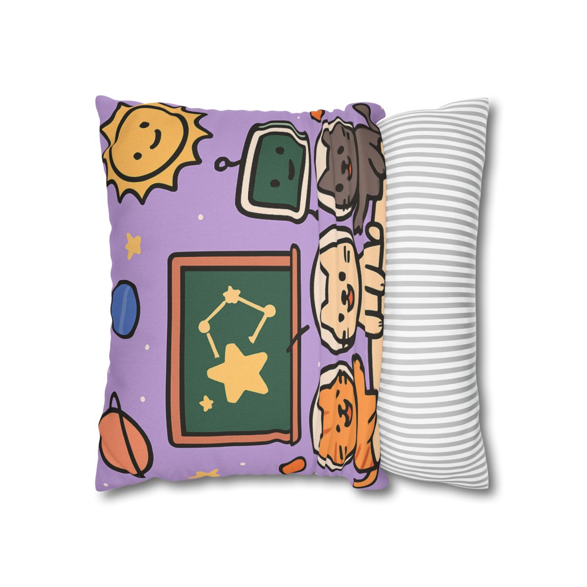 Space School Astronaut Cats comfortable bedding pillow covers