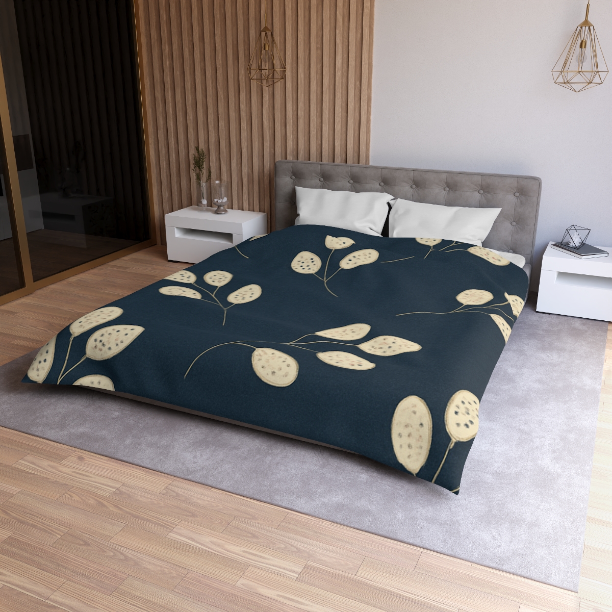 Seed Pod Constellation Dots stylish duvet covers