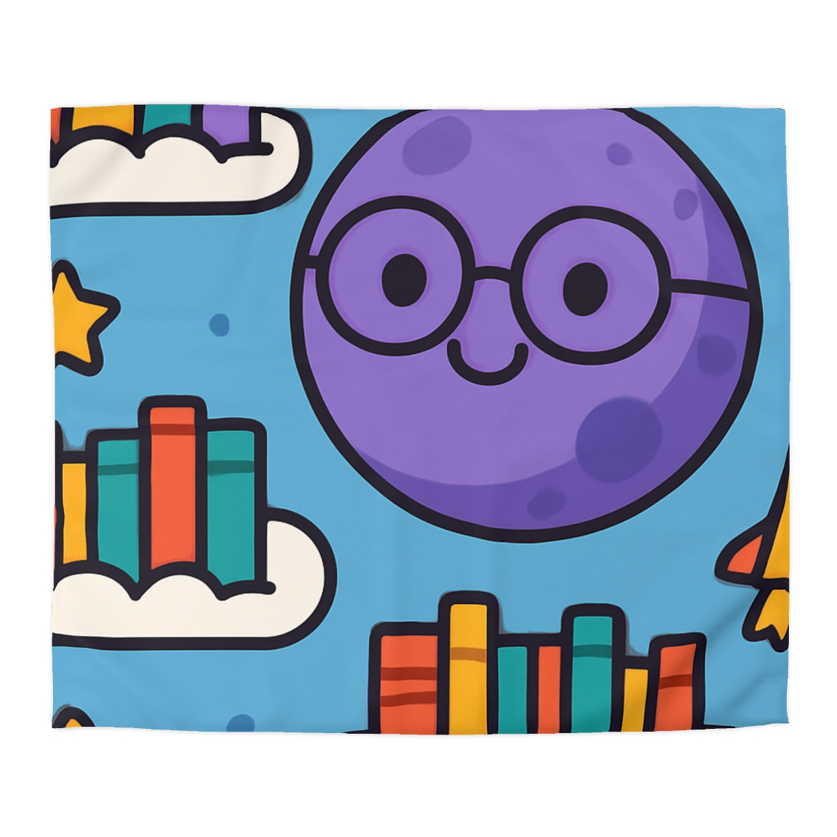 The Cloud Library Of Planet Puff soft comforter duvets