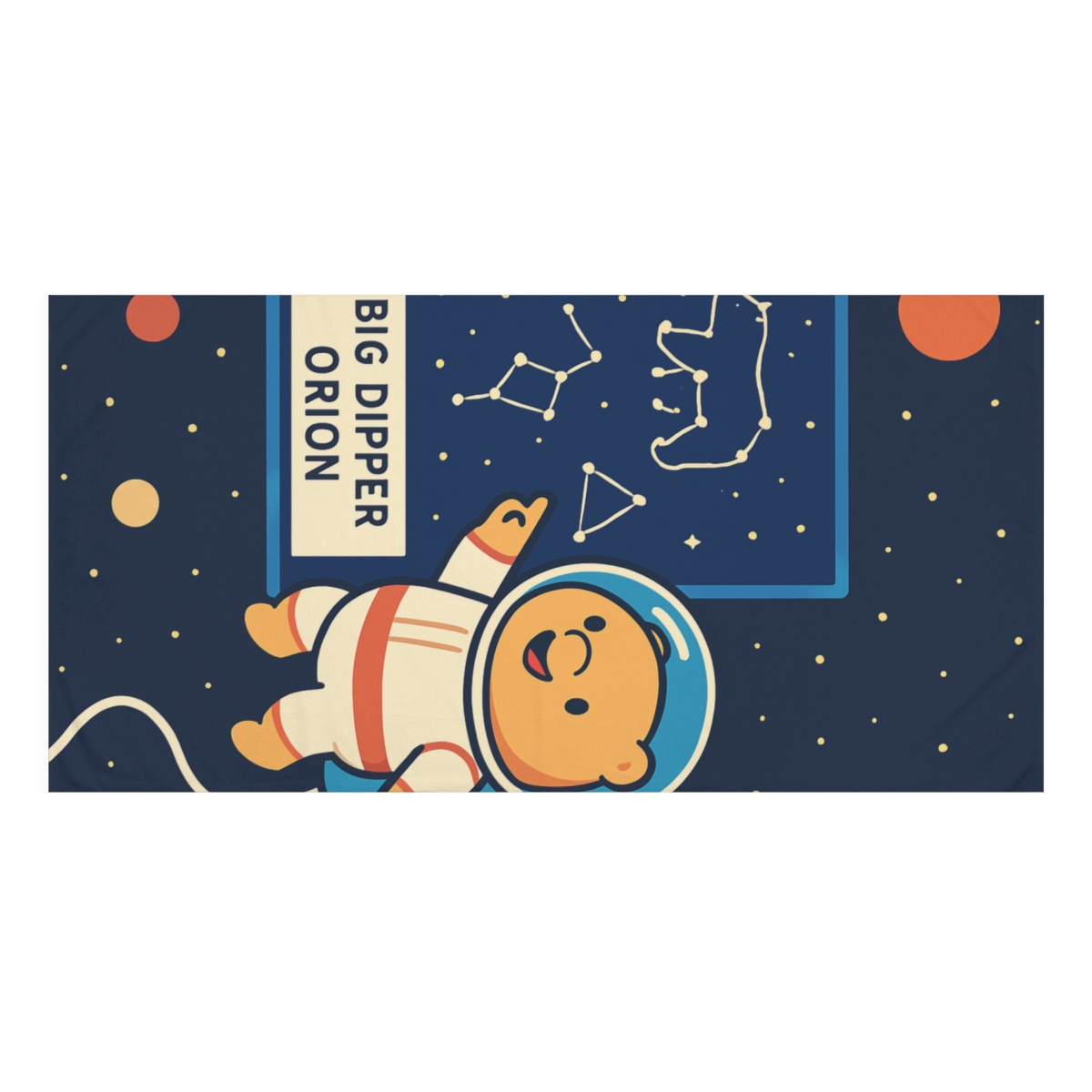 Tardigrade Astronaut Constellation Classroom unique gift towels