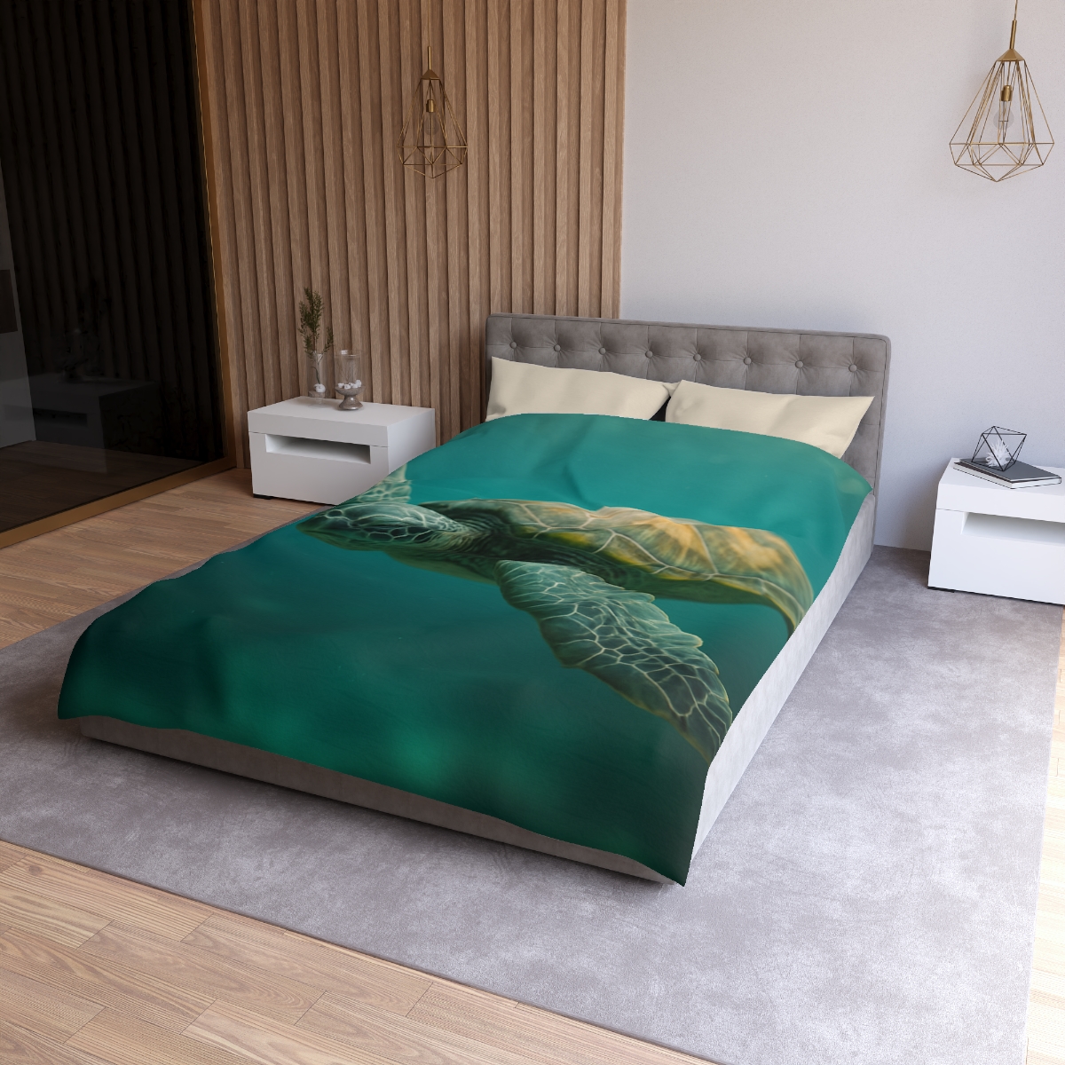Comet Guard Green Sea Turtle trendy bedroom duvets