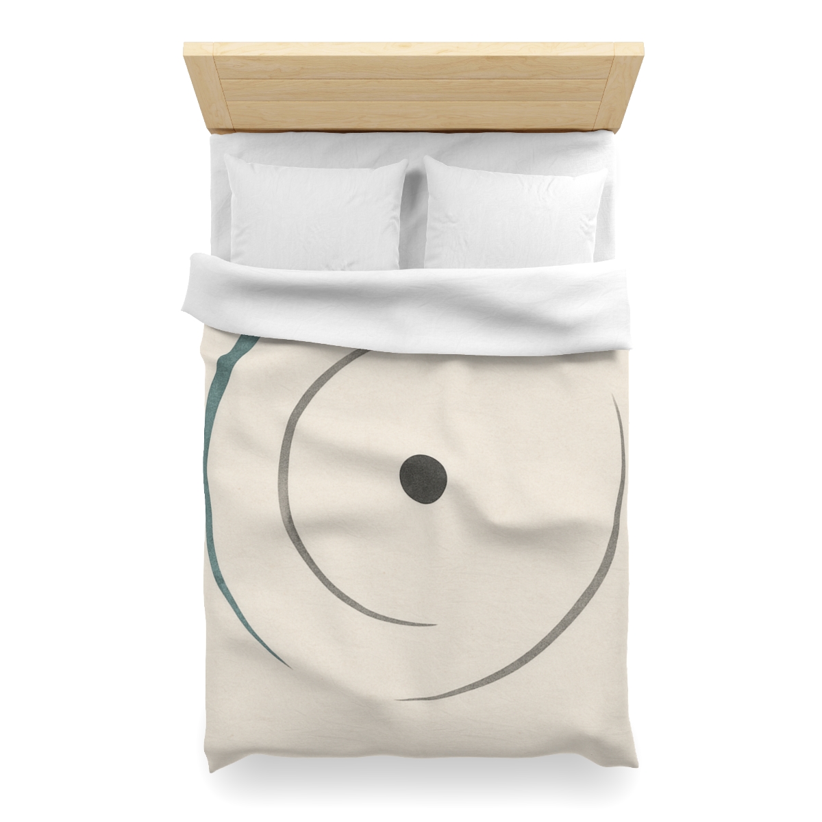 Twin Arcs And Centered Dot unique patterned duvets