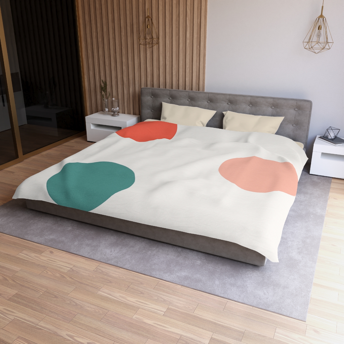 Three Point Triangle Rhythm custom duvets