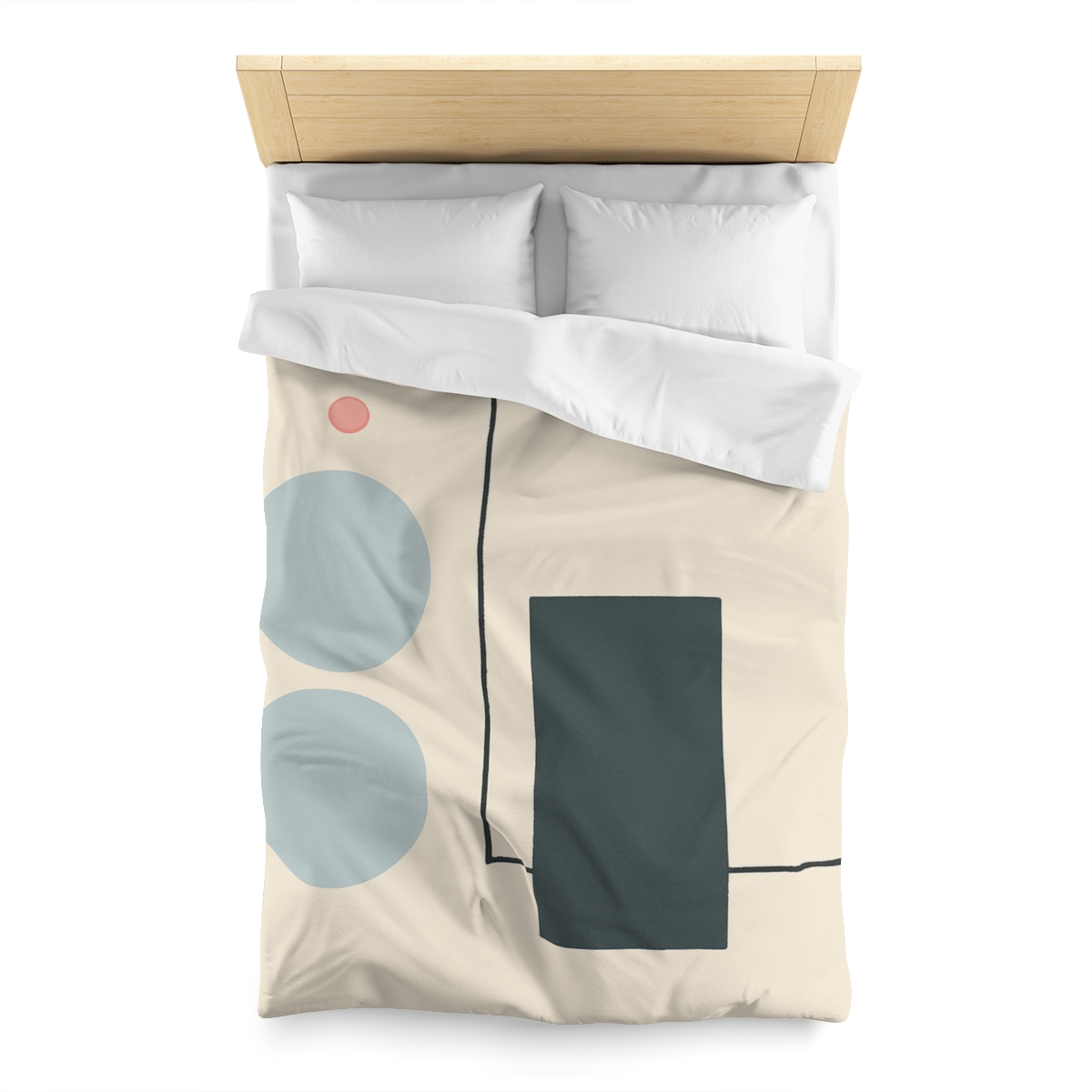 Offset Frame With Two Quiet Discs custom duvets