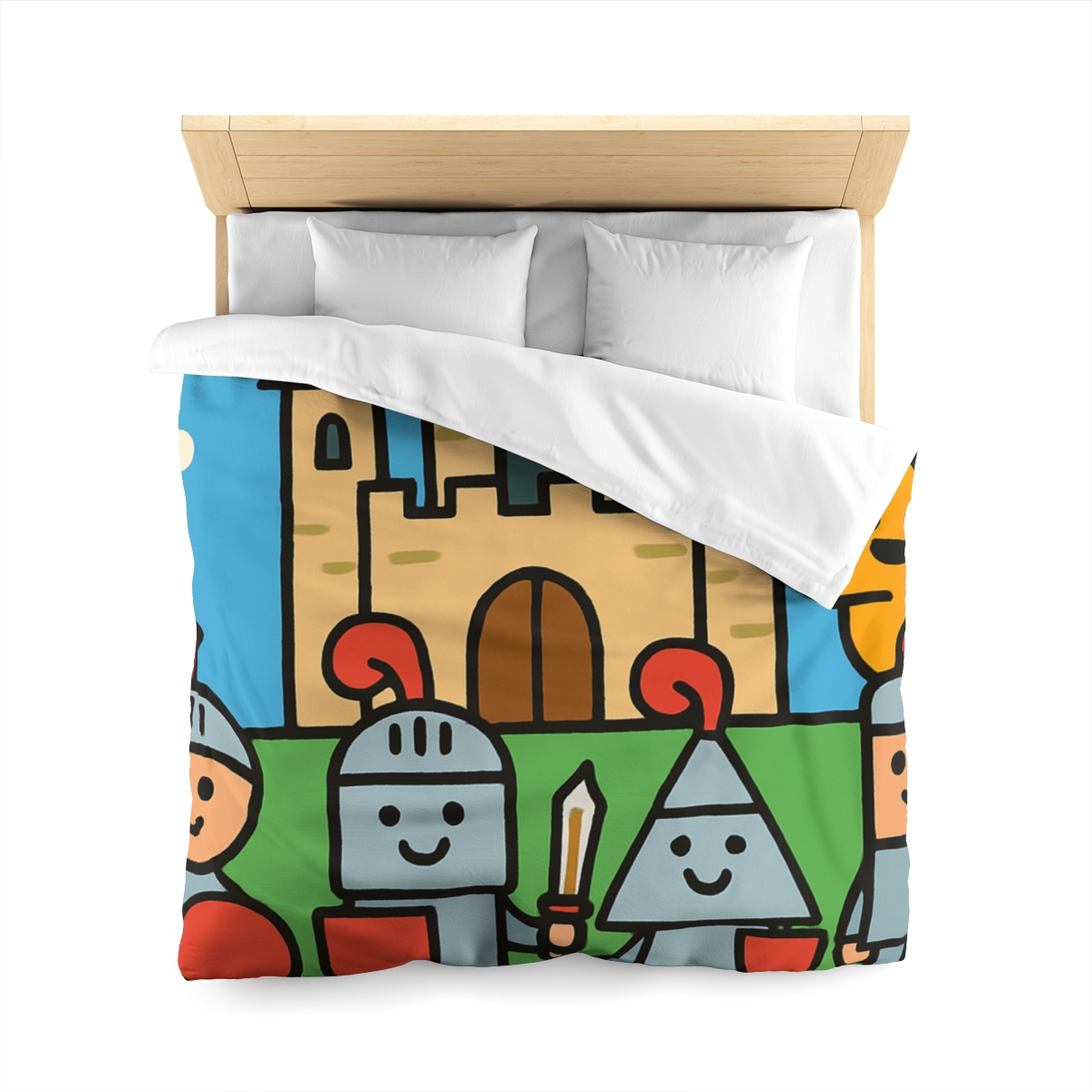 Castle Of Shape Knights soft comforter duvets