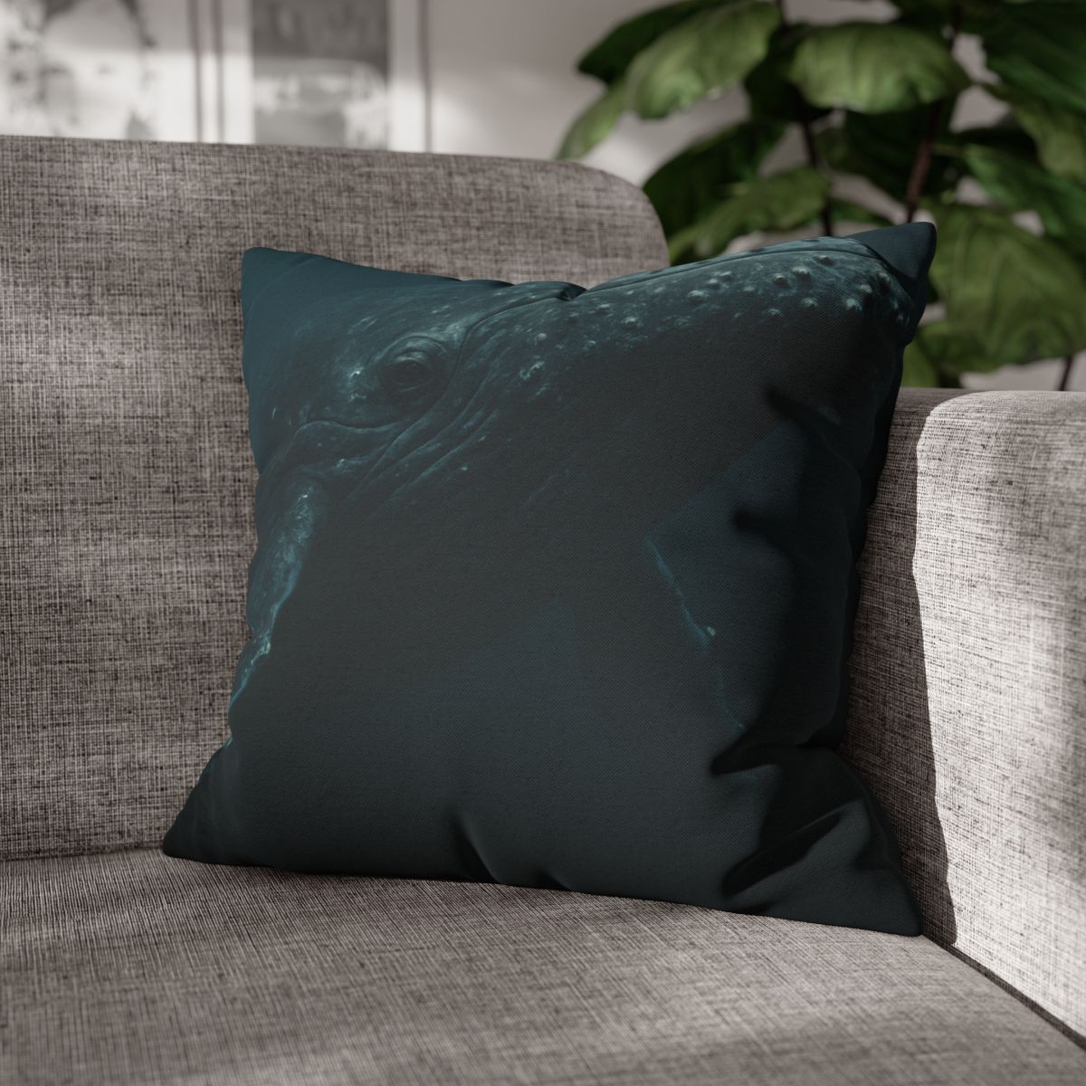 Deep Current Humpback Whale personalized pillow covers