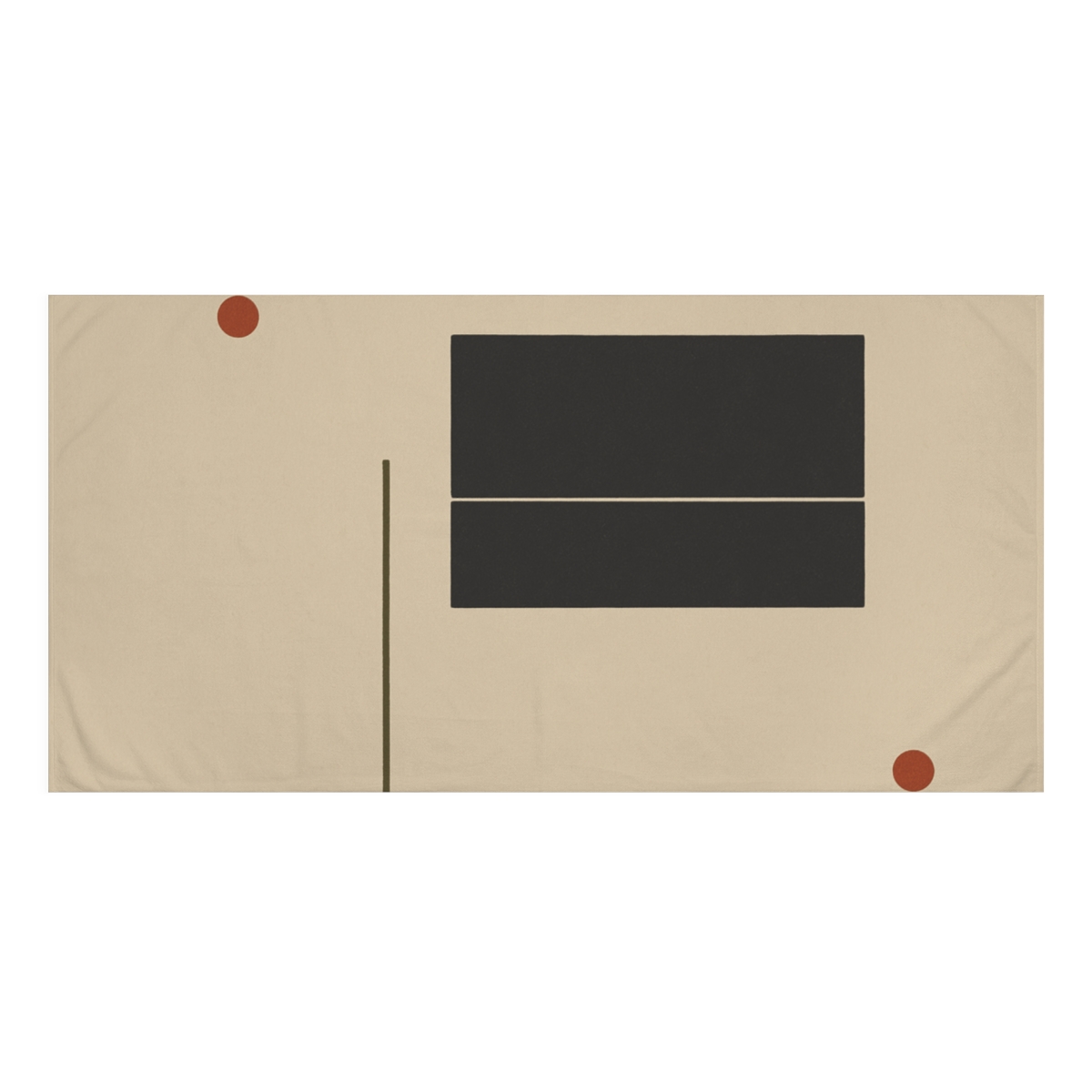 Offset Rectangles With Shared Edge decorative home towelscustom towels