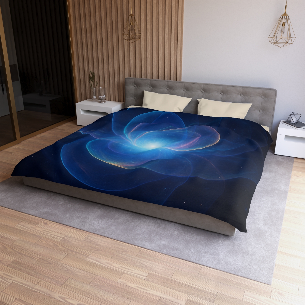 Chromatic Lensing Bloom trendy bedroom duvets