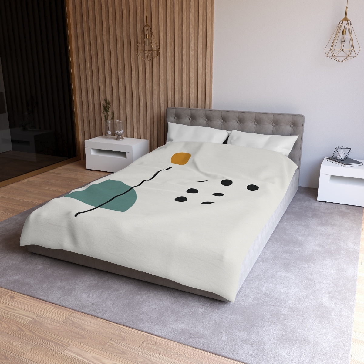 Sparse Meridian With Broken Grid trendy bedroom duvets