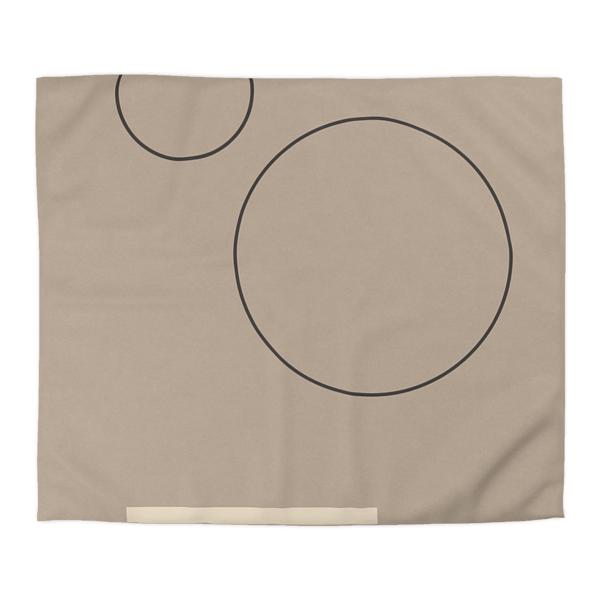 Floating Ring Alignment designer printed duvets