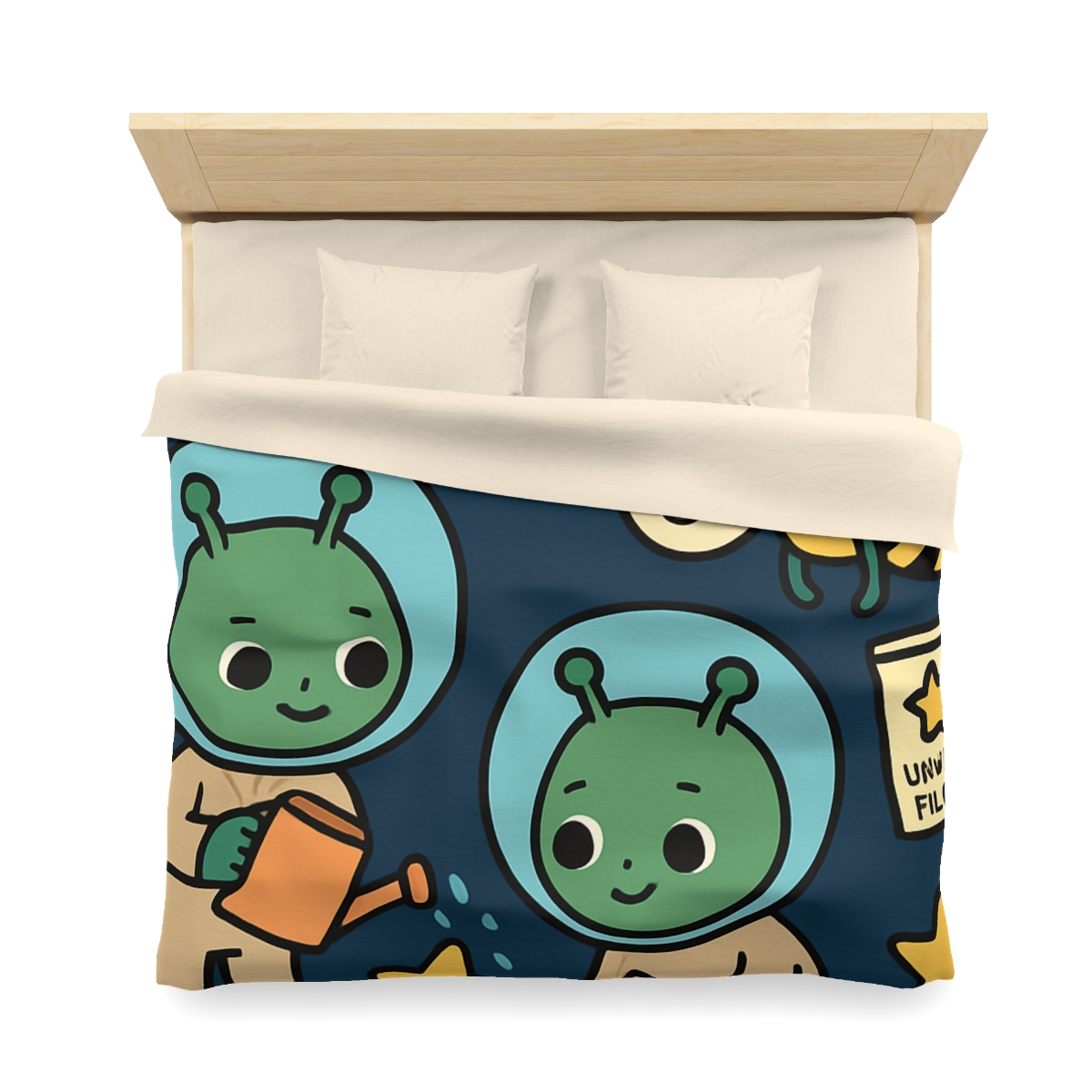 Comet Gardeners On Moon Meadow unique patterned duvets