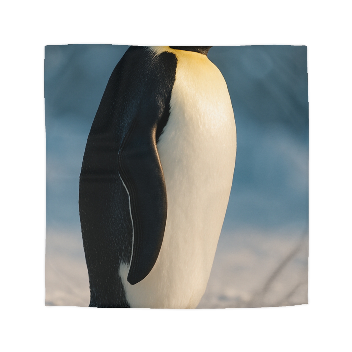 Silver Horizon Emperor Penguin personalized bedding duvets