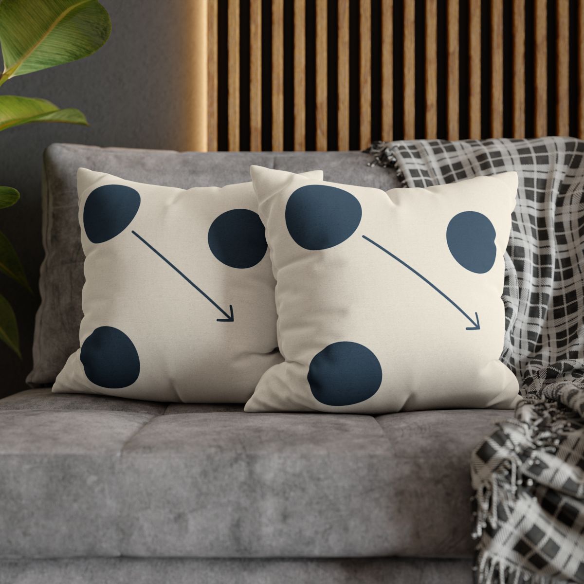 Orbital Triangle Drift unique gift pillow cases