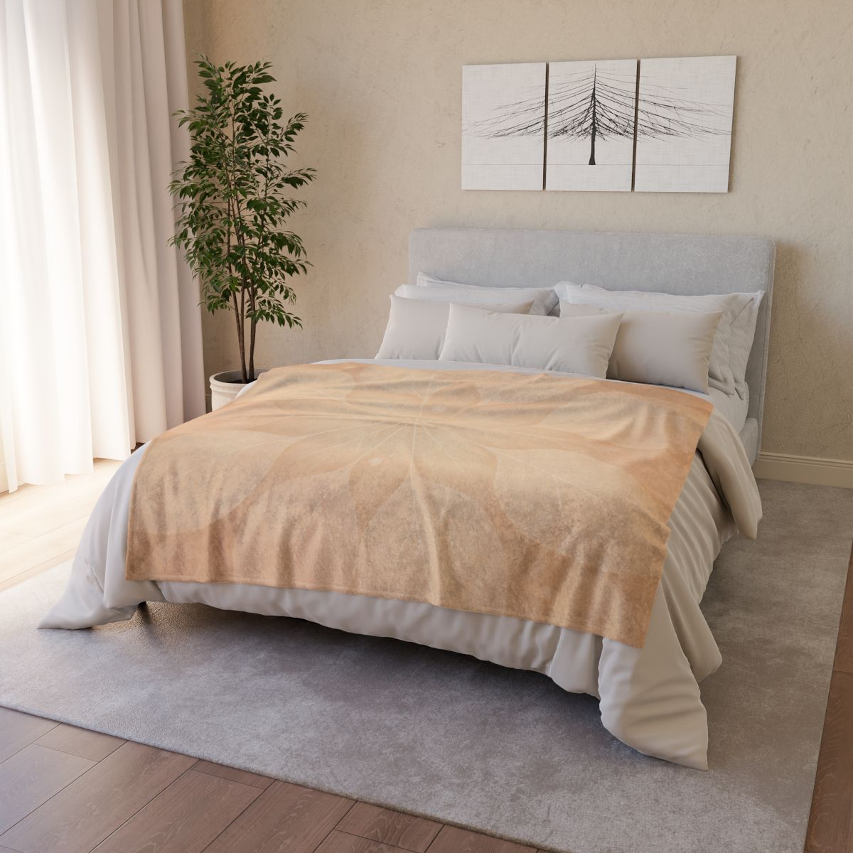 Petal Lace Constellation stylish throw blankets