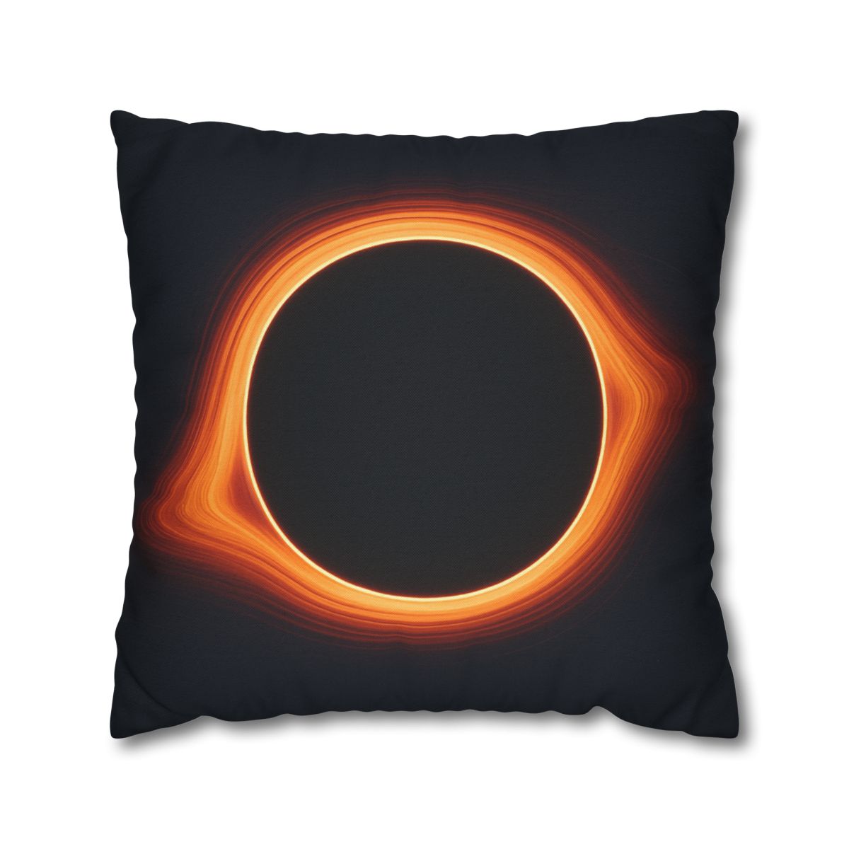 Black Hole Silhouette soft cotton pillow cases