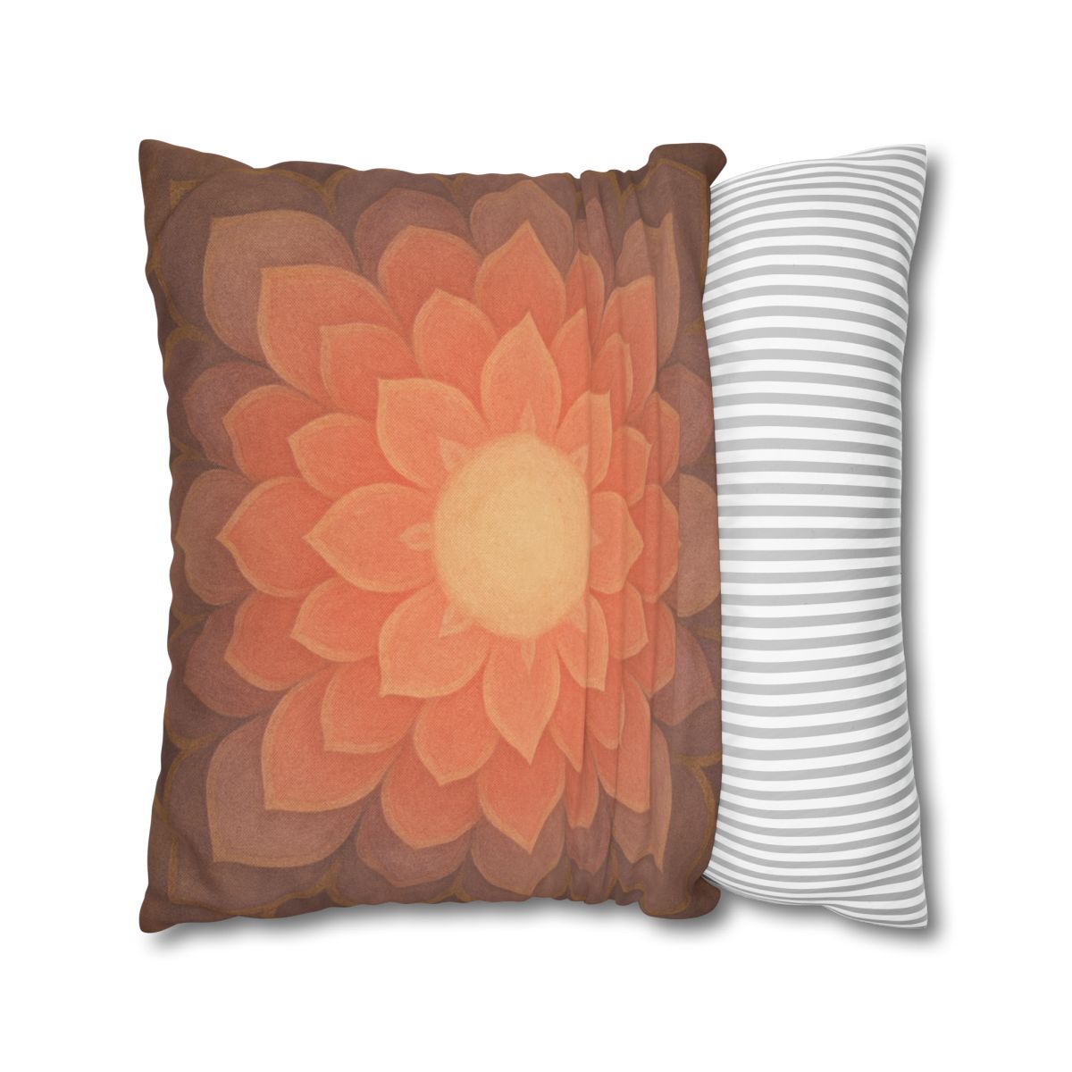 Petal Mandala Overlay stylish decorative pillowcases