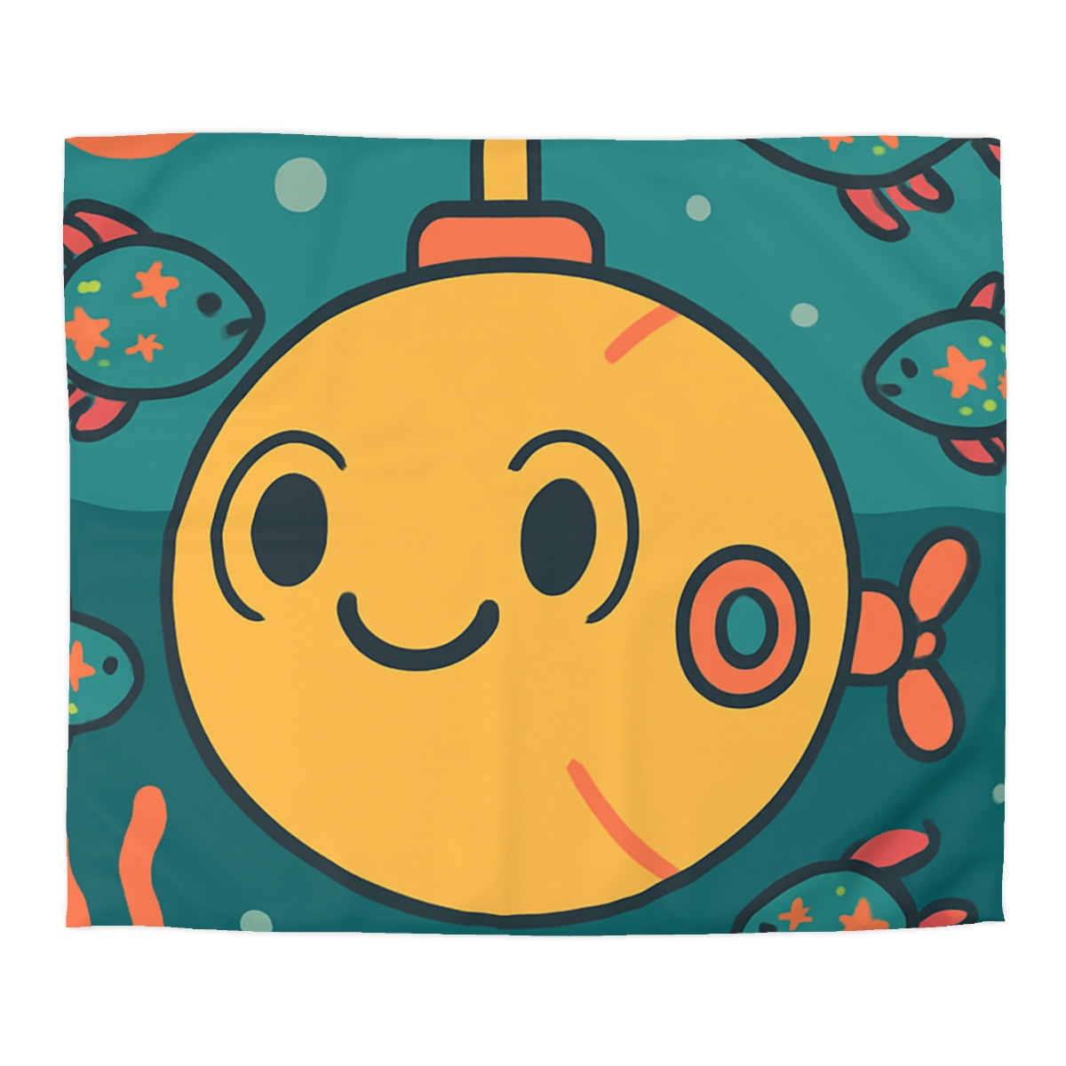 Underwater Planet Explorer Sub duvets for gifts