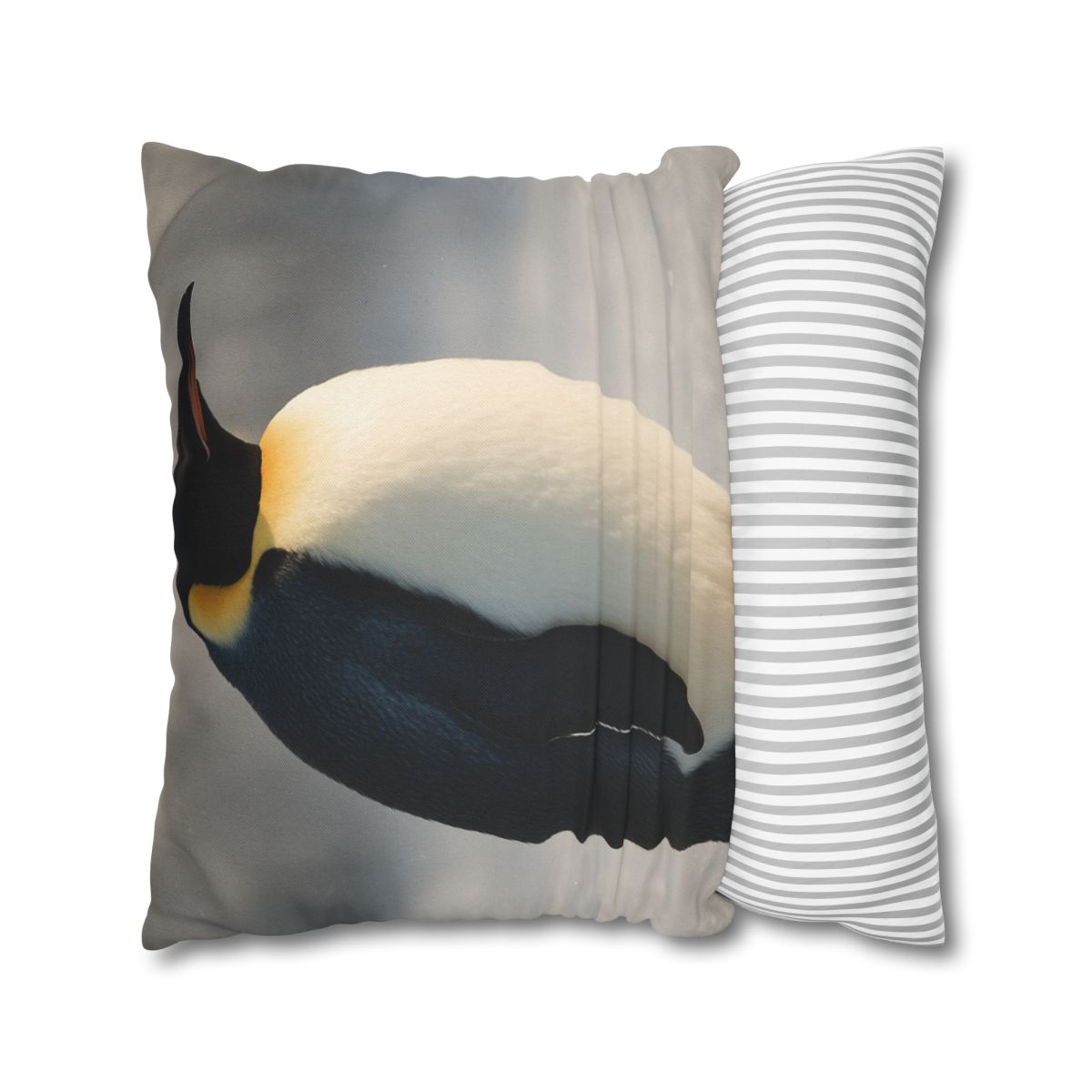 Aurora Drift Emperor Penguin custom pillow cases