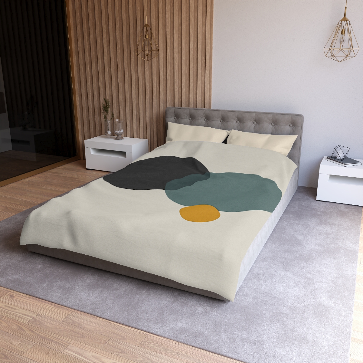 Clustered Three Circles With Pause warm winter duvets