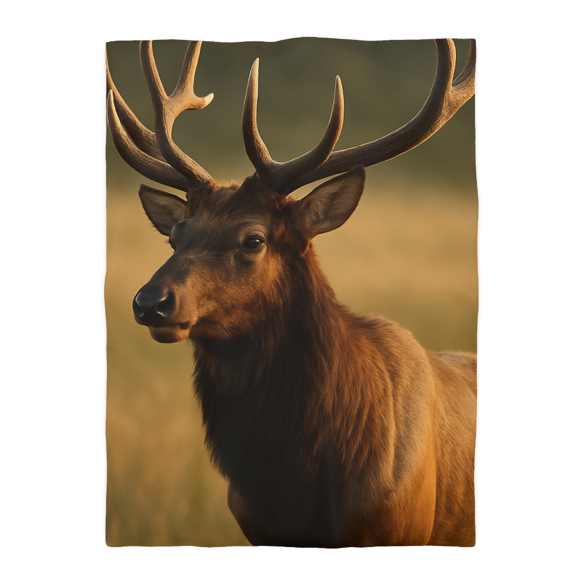 Antler Crown Mountain Elk soft comforter duvets