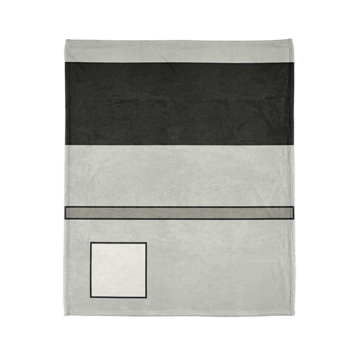 Offset Rectangle Composition soft fleece blankets