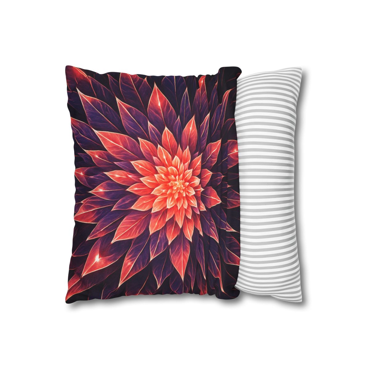Cosmic Bloom Fractal comfortable bedding pillow covers