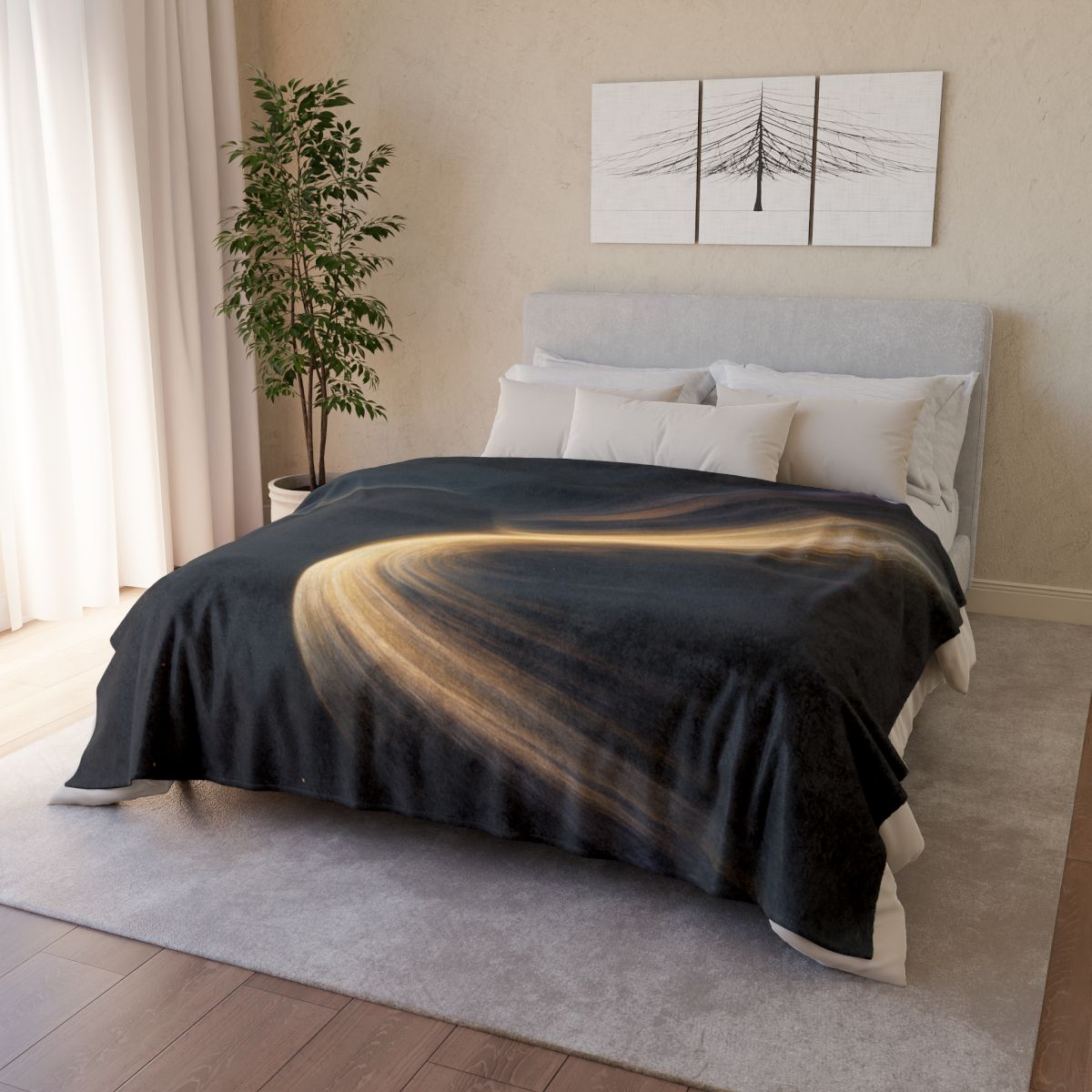 Photon River Lens unique gift blanketscustom blankets