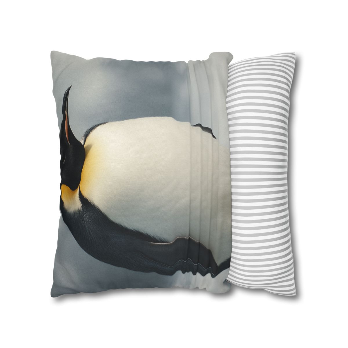 Moonlit Vigil Emperor Penguin soft cotton pillow cases