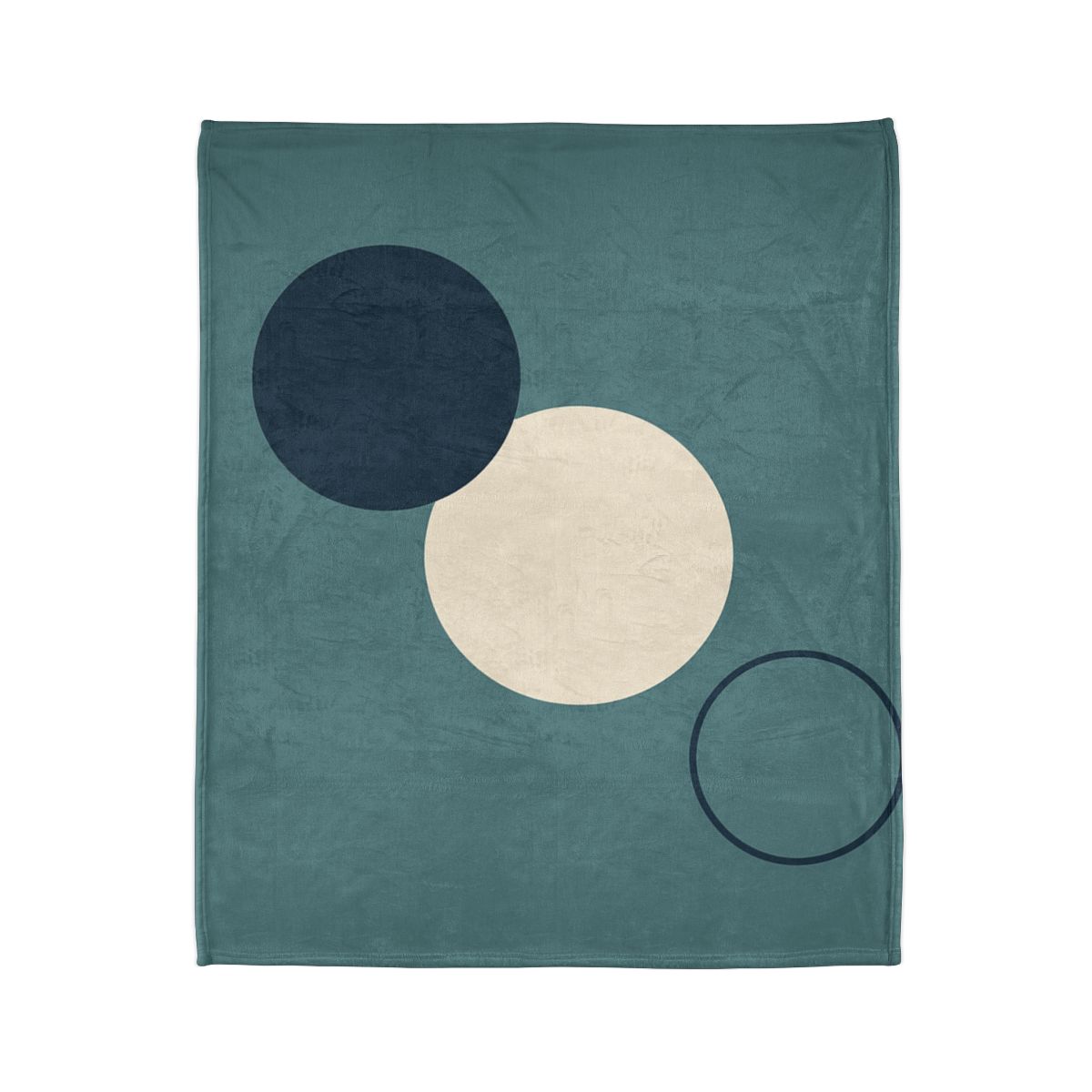 Staggered Trio Of Circles Harmony designer printed blankets