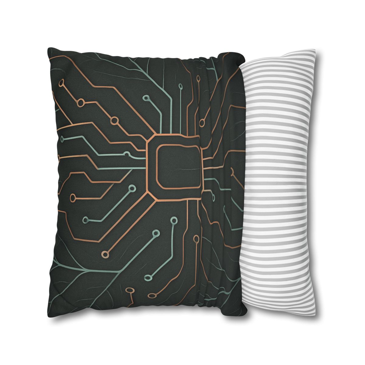 Leaf Vein Circuitry custom pillow cases