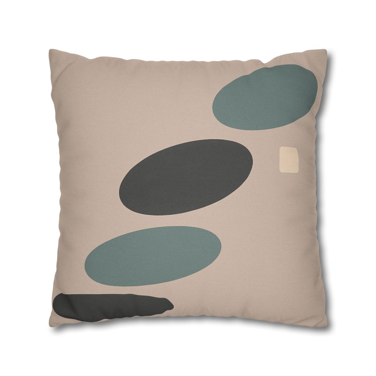 Staggered Ovals With Pause stylish decorative pillowcases