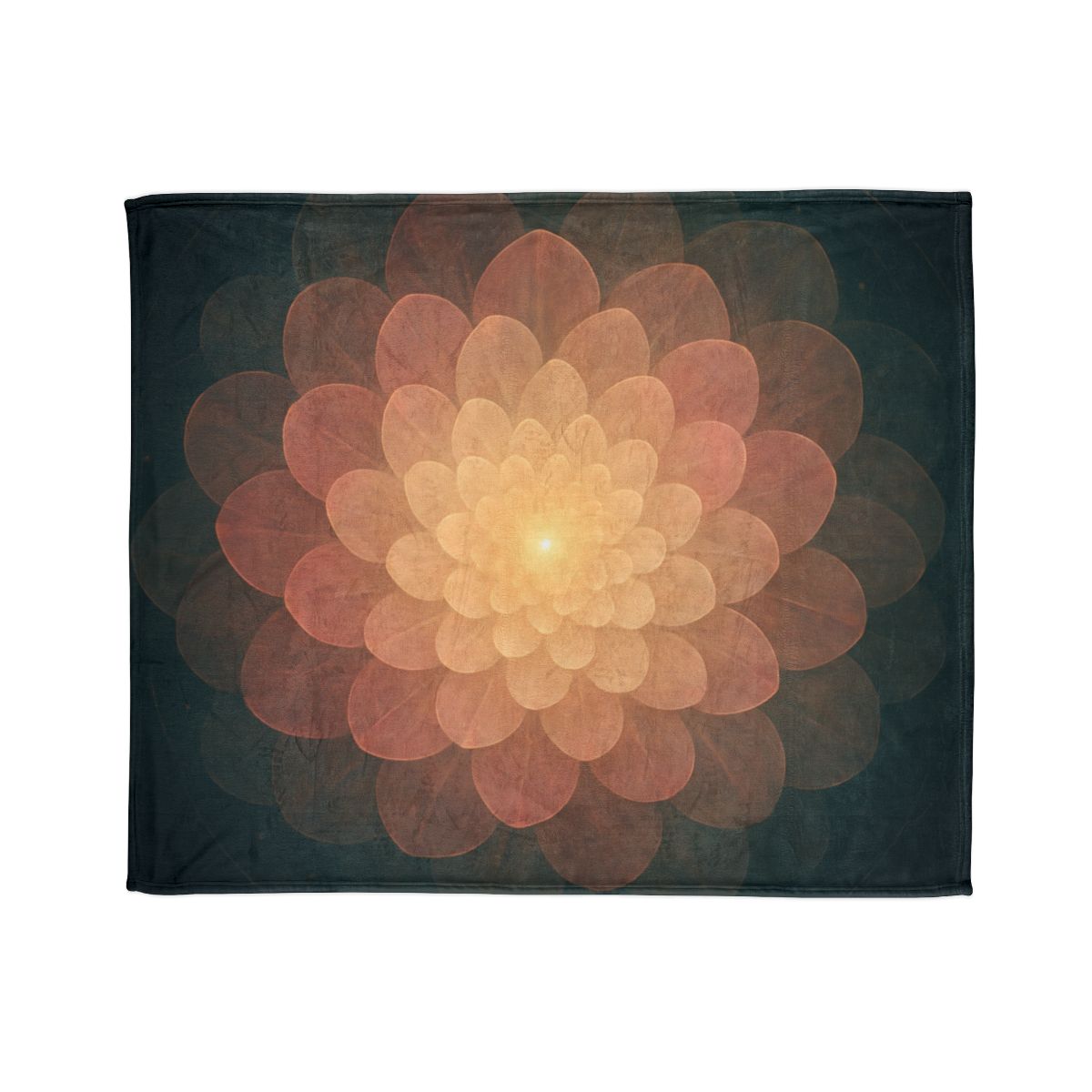 Celestial Petal Halo soft fleece blankets