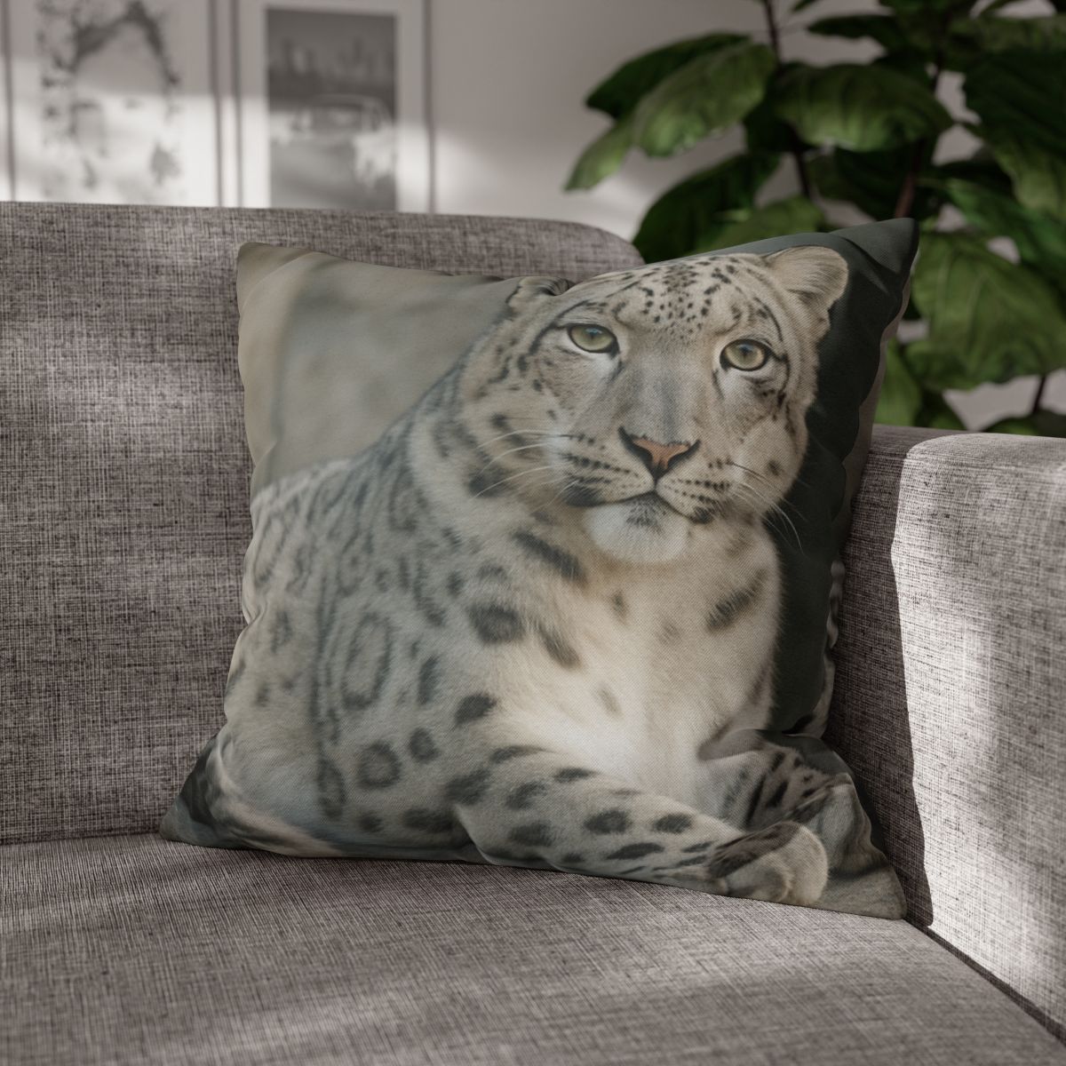 Hidden Realm Snow Leopard unique gift pillow cases