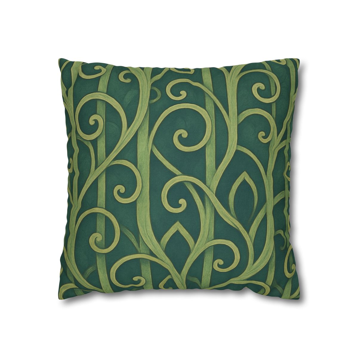 Tendriled Lattice Cascade designer print pillow cases